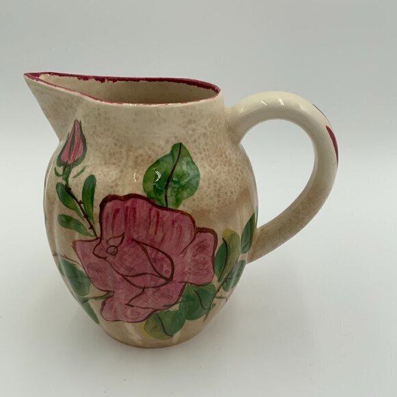 1940s Southern Potteries Blue Ridge China Hand-Painted Pitcher - Picture 3 of 7